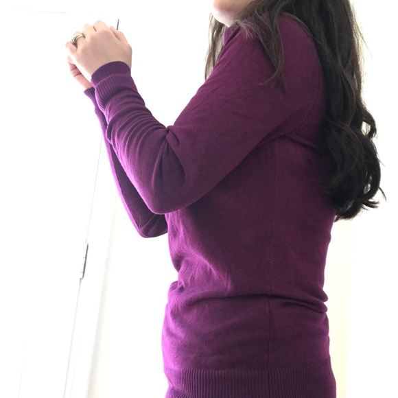 Purple Turtle Neck Sweater - Picture 5 of 5